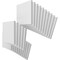 Ekena Millwork 7 3/4W x 7 3/4H x 5/8T PVC Hobby Boards, Unfinished, 25PK HBP08X08X625DUN - alternate 4
